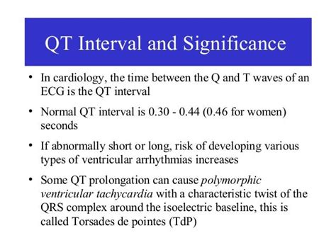QT Interval Significance
