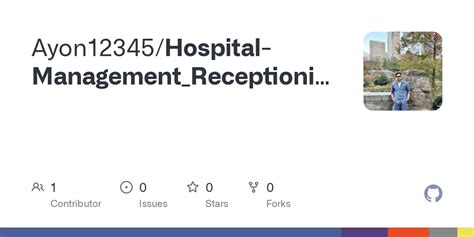 Receptionist at a hospital front desk