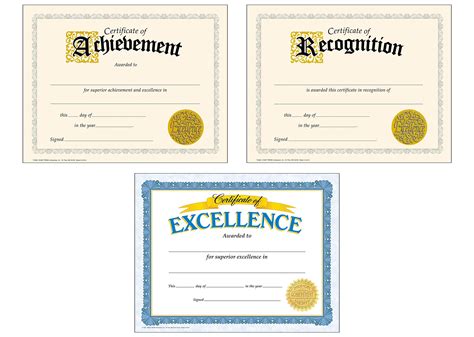 Recognition for Excellence