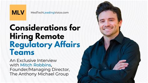 Regulatory Affairs Remote Work