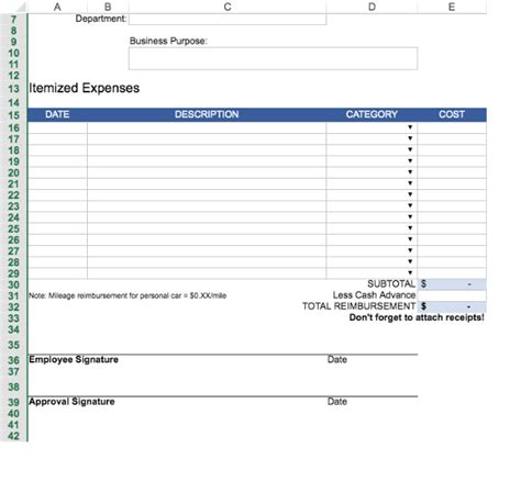 Reimbursement Request