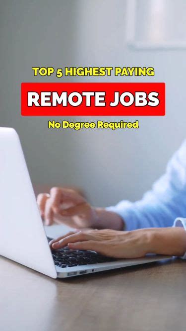 Remote jobs no degree required