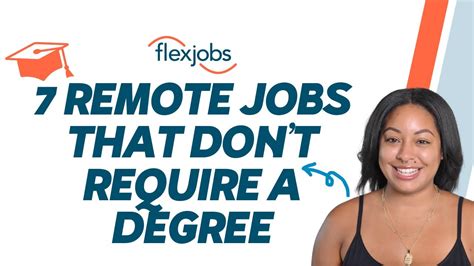 Remote jobs that don't require a degree