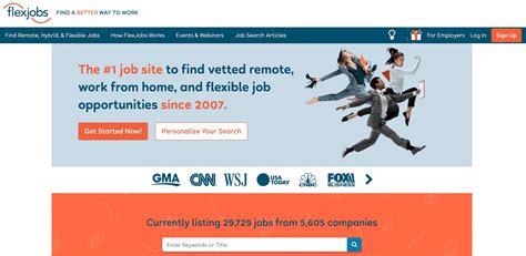 Remote jobs websites