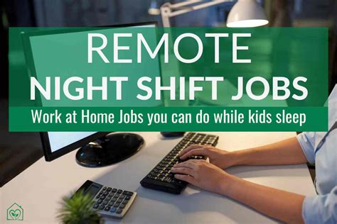 Remote night shift jobs