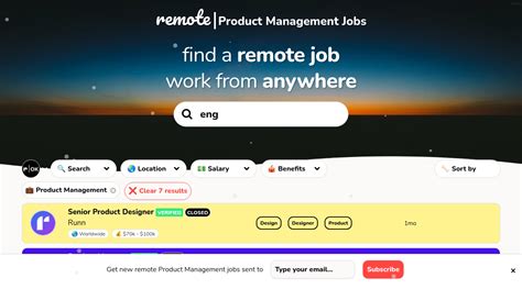 Remote Product Manager Jobs