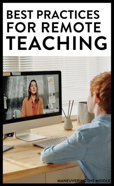 Remote teaching tips for educators