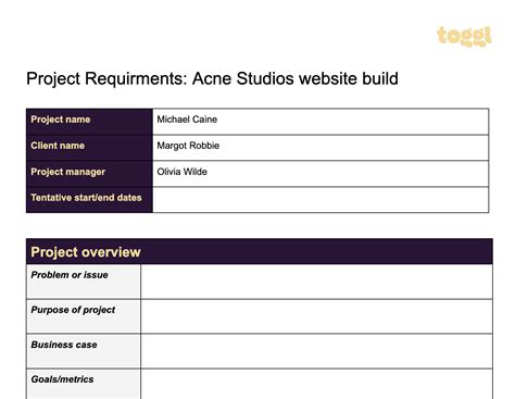 Requirements
