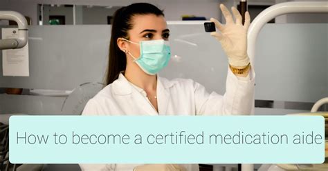 Requirements for Medication Aide Jobs