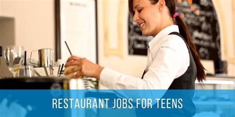 Restaurant jobs for teens