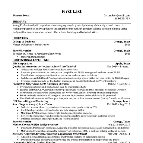 Resume and cover letter