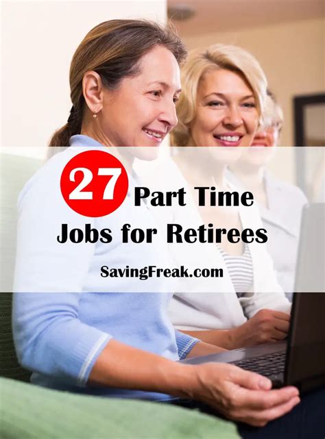 Retirees working part-time jobs