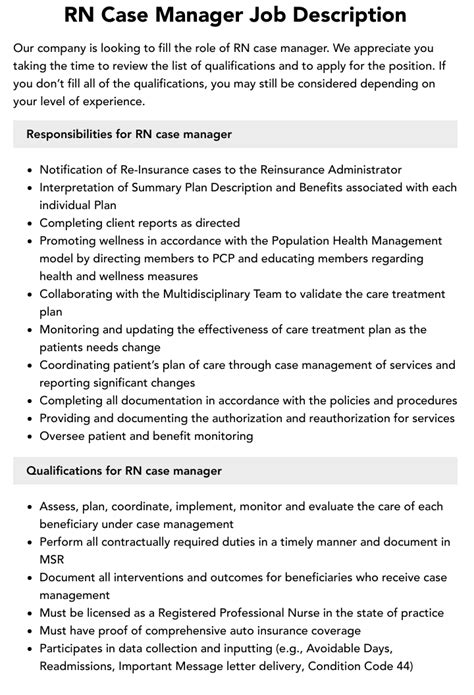 RN Case Manager Jobs Growth