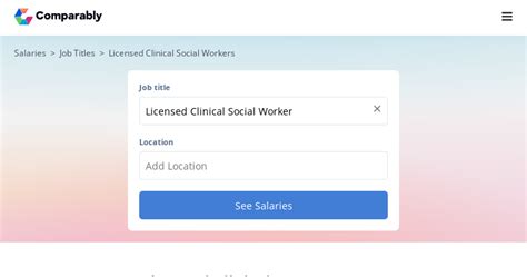 Salary and Benefits for Licensed Clinical Social Workers