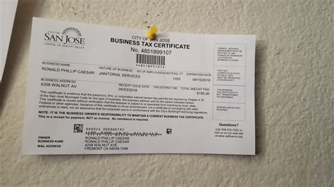 San Jose Business License