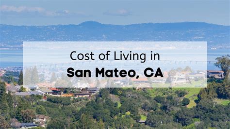 San Mateo CA Cost of Living
