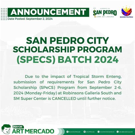 San Pedro Scholarships