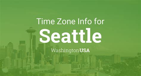 Seattle Time Zone