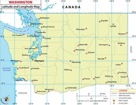 Seattle Washington Coordinates