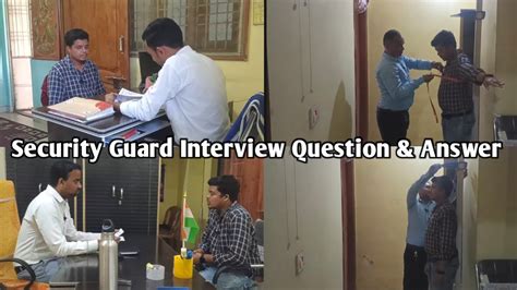 Security Guard Interview