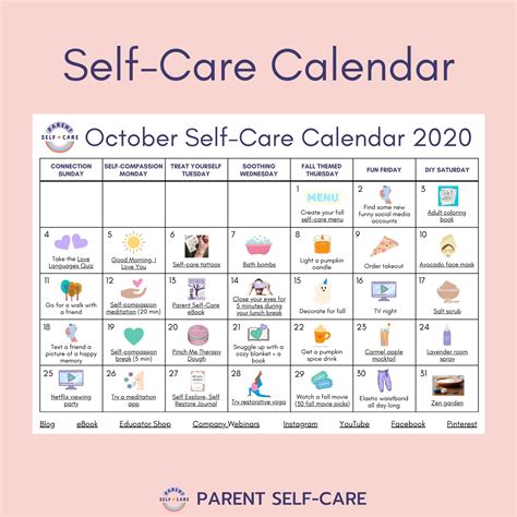 Self-Care Schedule