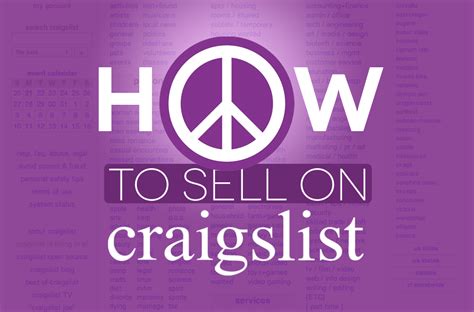 Selling on Craigslist