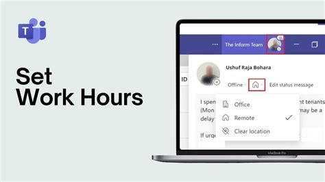 Set Work Hours in Bot