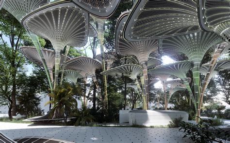 Shade and cooling stations at a Fresno water park