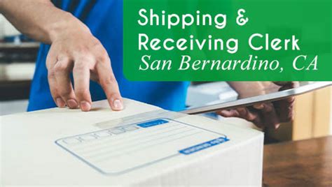 Shipping and receiving clerk in San Bernardino