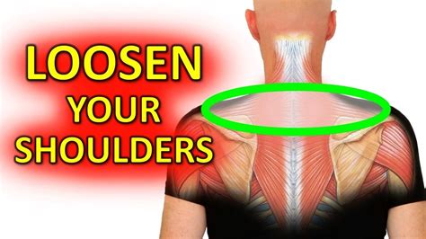 A person experiencing shoulder tension