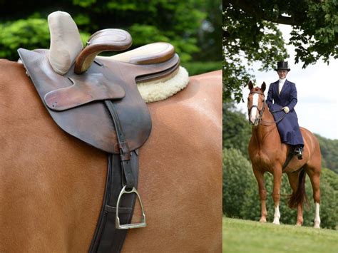 Couple in side saddle position