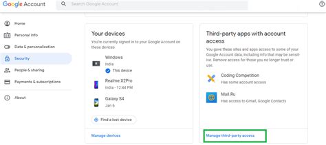 Sign in with third-party app