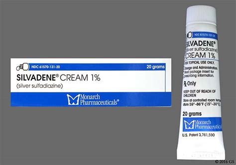 Silver cream for burns