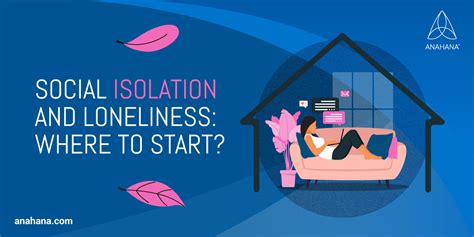 Social isolation illustration