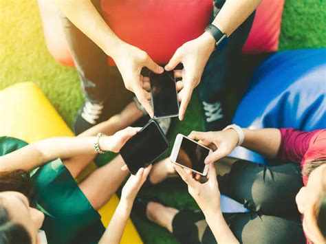 Social media on phone
