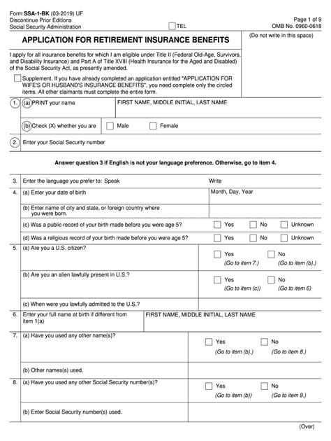 Applying for Social Security Benefits