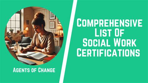 Social Work Certifications