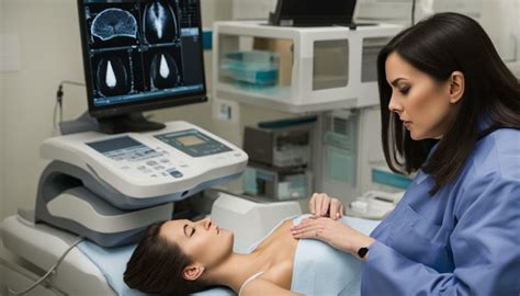 sonographer performing an ultrasound