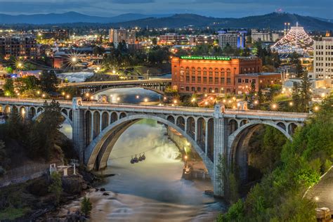 Spokane, WA Downtown Skyline