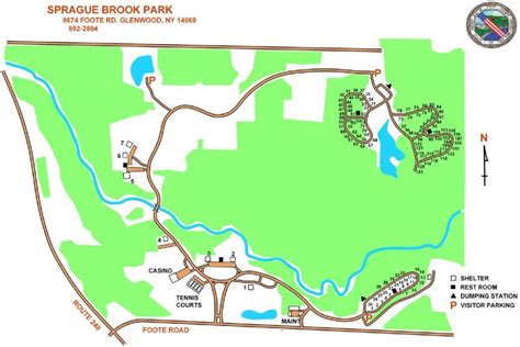 Sprague Brook County Park Map