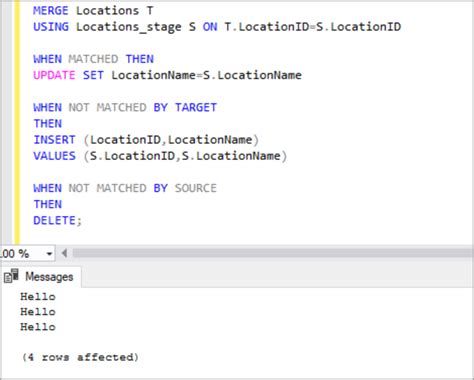 SQL Merge