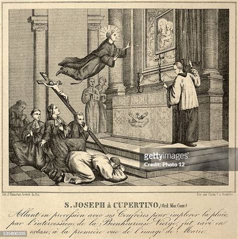 St Joseph of Cupertino in levitation