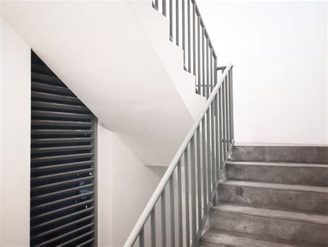 Couple having sex on the staircase