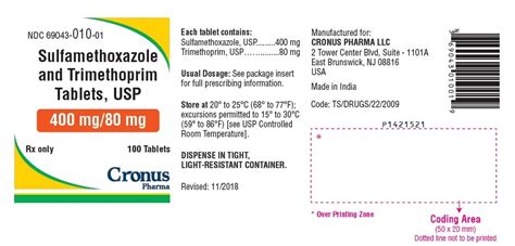 Risks and Side Effects of Sulfamethoxazole and Trimethoprim