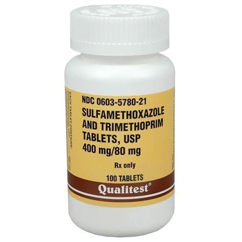 Sulfamethoxazole trimethoprim 800 160 mg tablets
