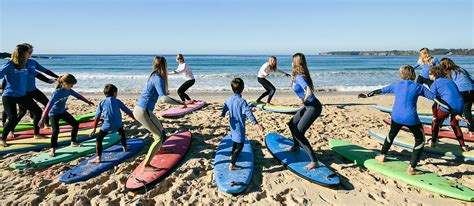 Surfing lesson
