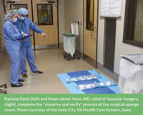 Surgical Technologist Counting Sponges and Instruments