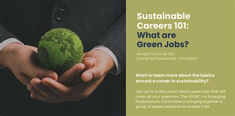 Sustainability and Environmental Jobs