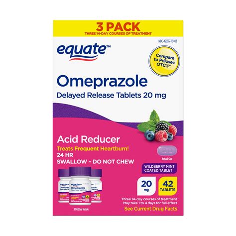 Taking omeprazole 40 mg