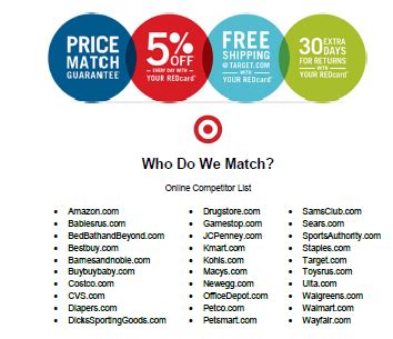 Target Woodland Hills CA price match policy